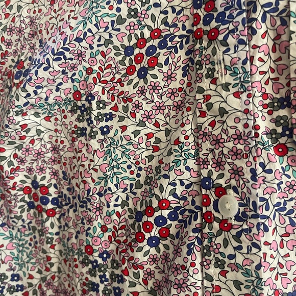 Boden tiny floral button down shirt, women’s 4R - Picture 4 of 7